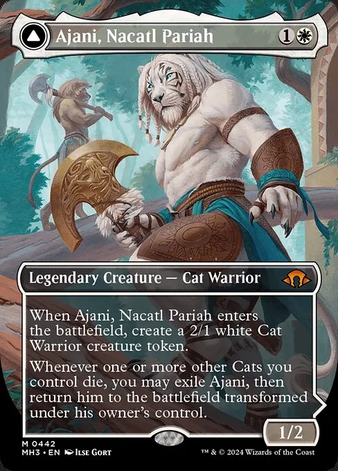 Ajani, Nacatl Pariah // Ajani, Nacatl Avenger · Modern Horizons 3 442/528