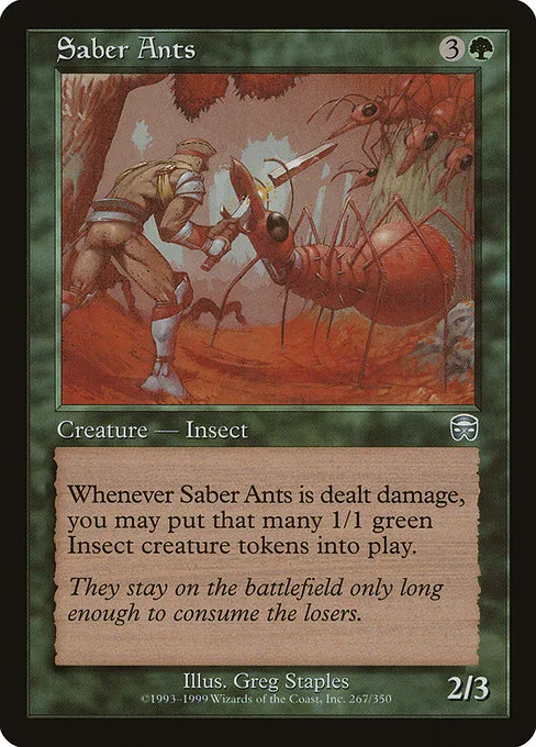Saber Ants · Mercadian Masques 267/350