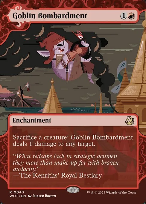 Goblin Bombardment · Wilds of Eldraine: Enchanting Tales 43/103