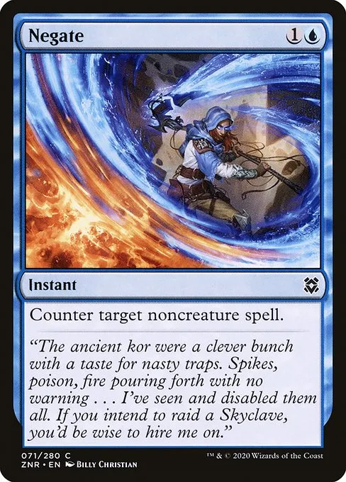 Negate · Zendikar Rising 71/407