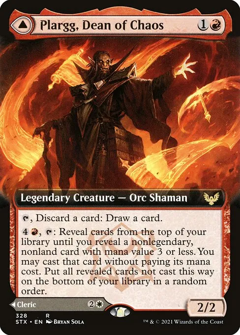 Plargg, Dean of Chaos // Augusta, Dean of Order · Strixhaven: School of Mages 328/393