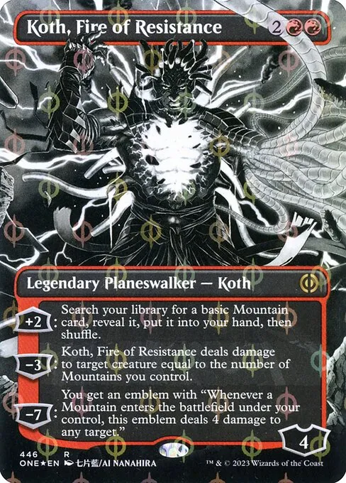 Koth, Fire of Resistance · Phyrexia: All Will Be One 446/479