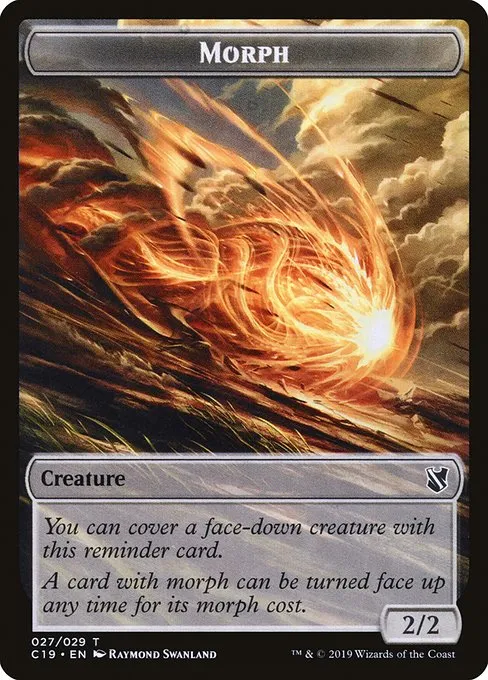 Morph · Commander 2019 Tokens 27/29