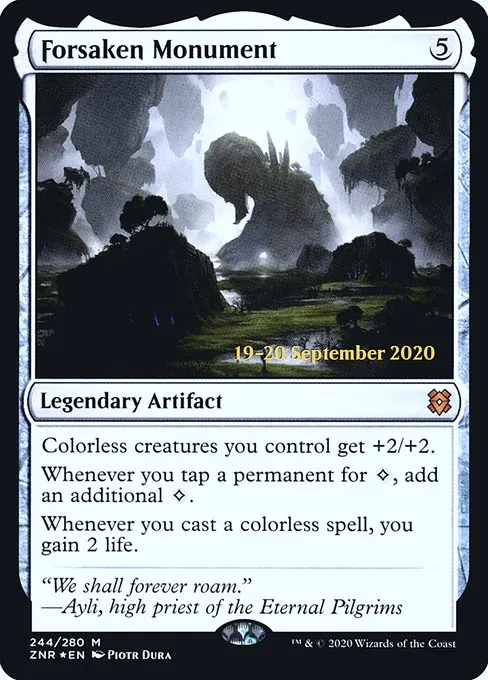 Forsaken Monument · Zendikar Rising Promos 244s/153