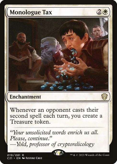 Monologue Tax · Commander 2021 19/409
