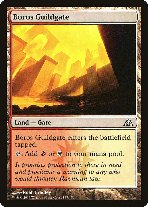 Boros Guildgate · Dragon's Maze 147/156