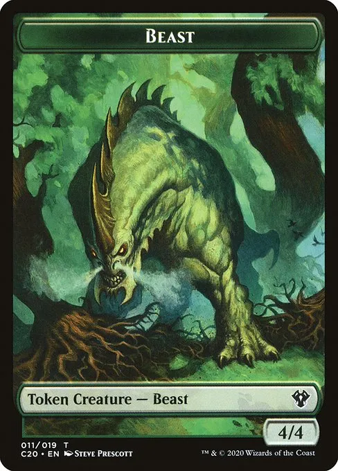 Beast · Commander 2020 Tokens 11/20