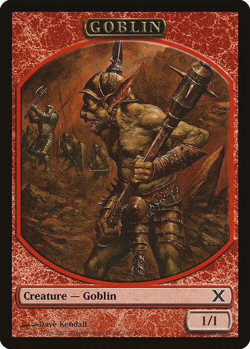 Goblin · Tenth Edition Tokens 4/6