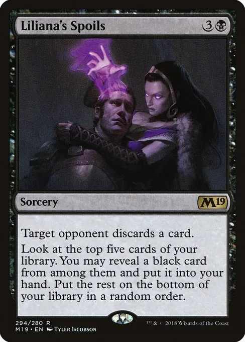 Liliana's Spoils · Core Set 2019 294/314