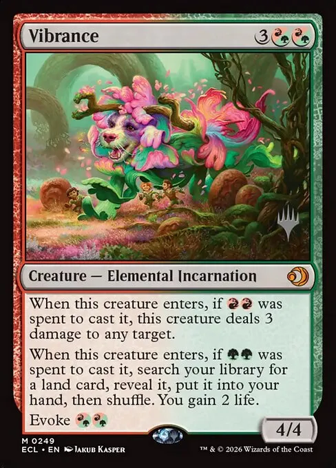 Vibrance · Lorwyn Eclipsed Promos 249p/87