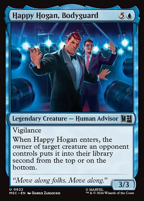Happy Hogan, Bodyguard · Marvel Super Heroes Commander 622/9