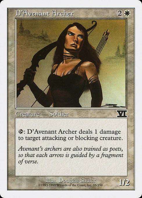 D'Avenant Archer · Classic Sixth Edition 15/351