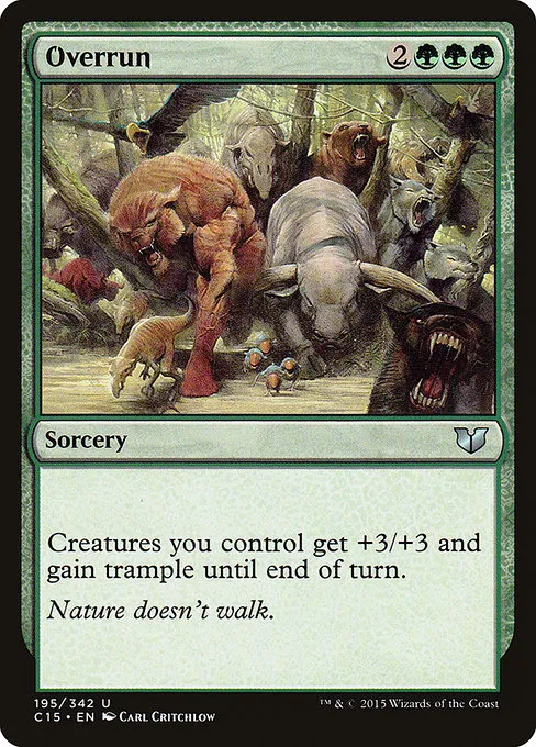Overrun · Commander 2015 195/342