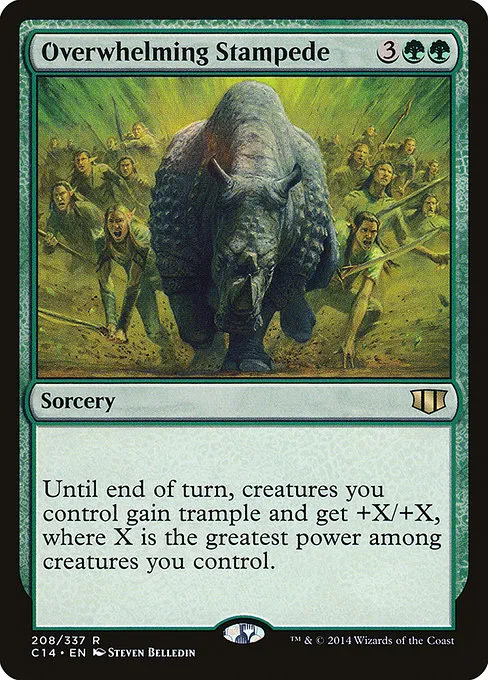 Overwhelming Stampede · Commander 2014 208/337