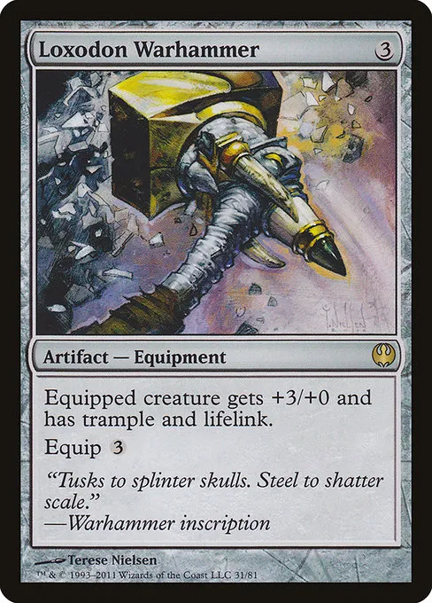 Loxodon Warhammer · Duel Decks: Knights vs. Dragons 31/81