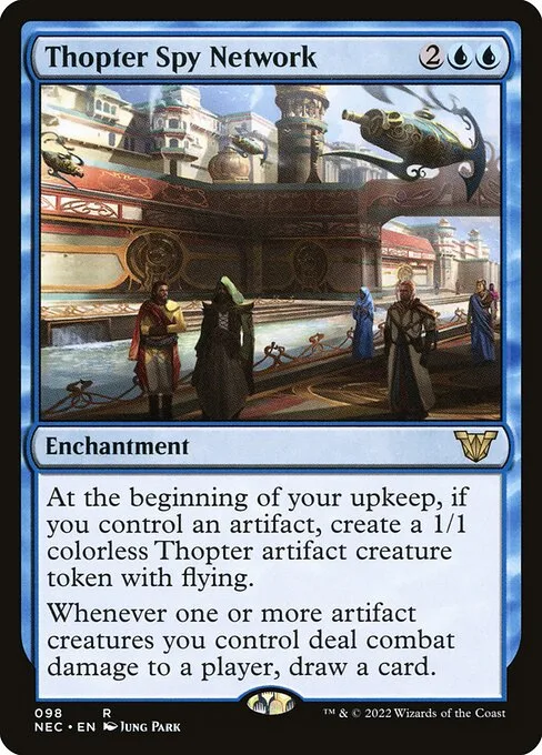 Thopter Spy Network · Neon Dynasty Commander 98/179