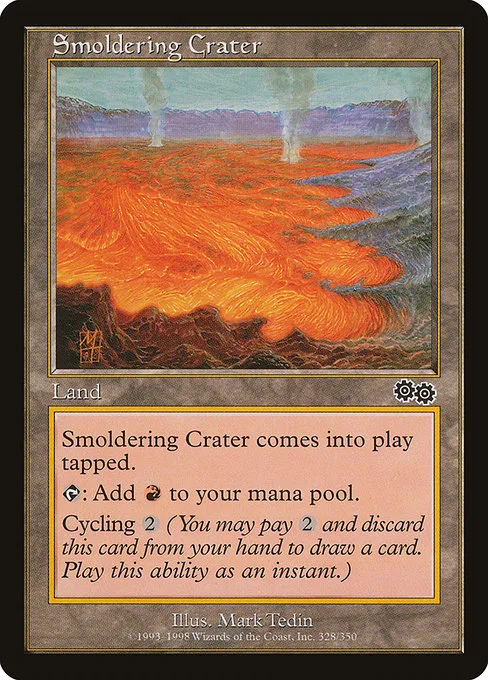 Smoldering Crater · Urza's Saga 328/357