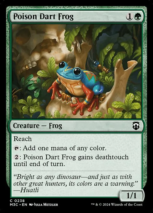Poison Dart Frog · Modern Horizons 3 Commander 238/398