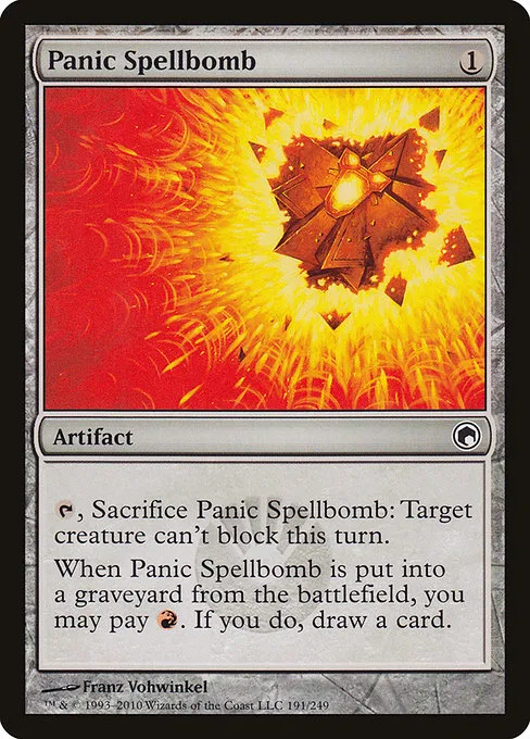 Panic Spellbomb · Scars of Mirrodin 191/249