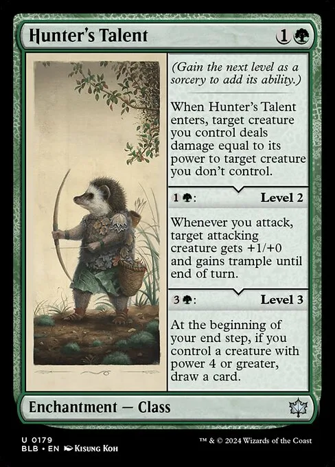 Hunter's Talent · Bloomburrow 179/398