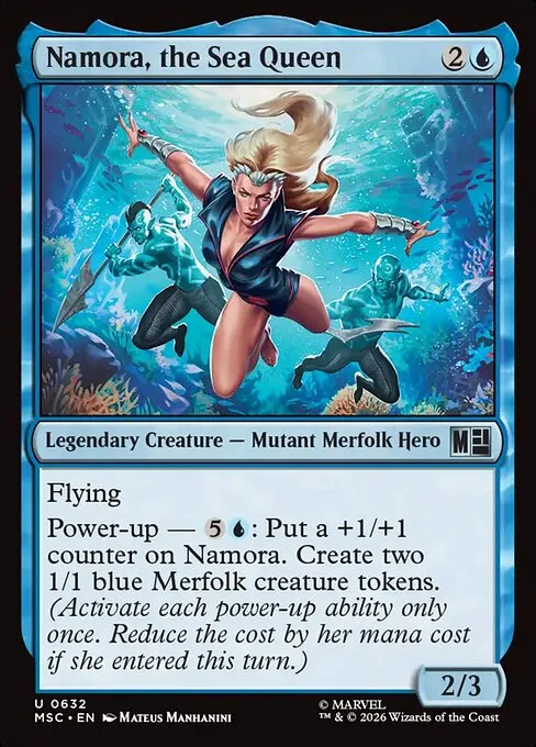 Namora, the Sea Queen · Marvel Super Heroes Commander 632/9