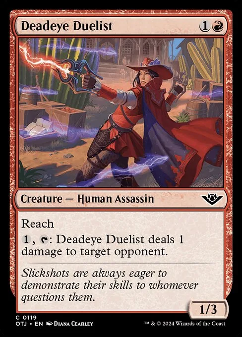 Deadeye Duelist · Outlaws of Thunder Junction 119/374