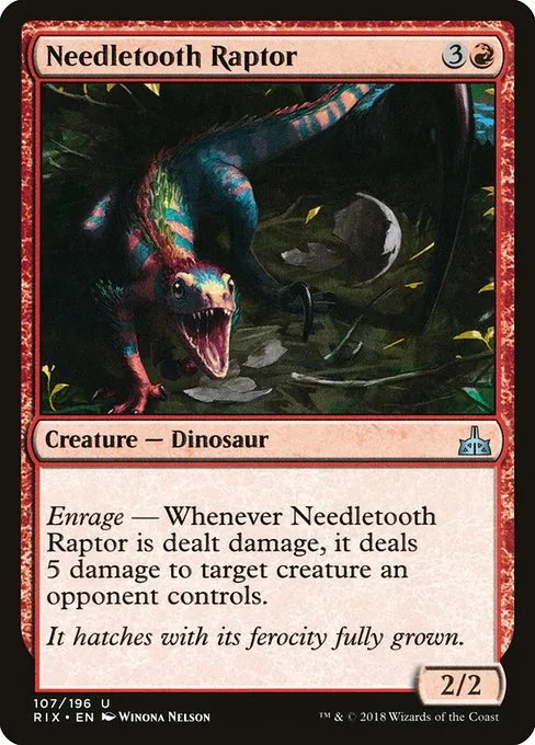 Needletooth Raptor · Rivals of Ixalan 107/205