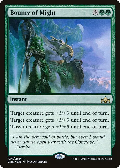Bounty of Might · Guilds of Ravnica 124/273