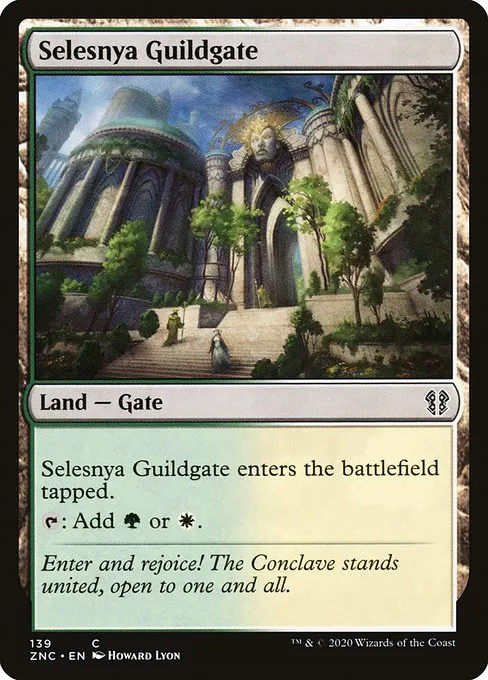 Selesnya Guildgate · Zendikar Rising Commander 139/142