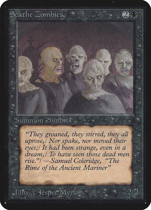 Scathe Zombies · Limited Edition Alpha 125/295