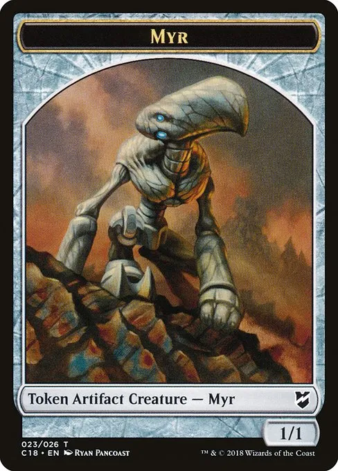 Myr · Commander 2018 Tokens 23/26