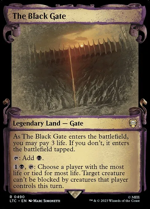 The Black Gate · Tales of Middle-earth Commander 490/591