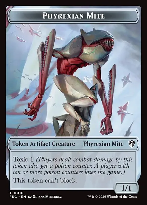 Phyrexian Mite · Reality Fracture Commander Tokens 16/1