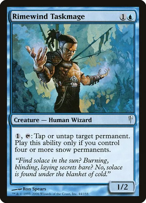 Rimewind Taskmage · Coldsnap 44/155
