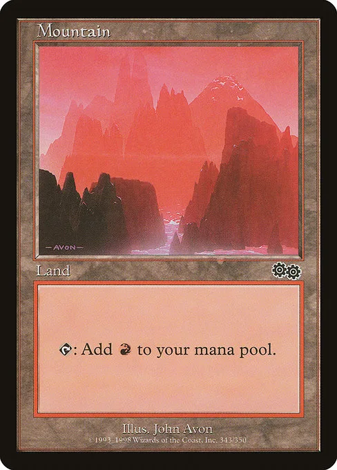 Mountain · Urza's Saga 343/357
