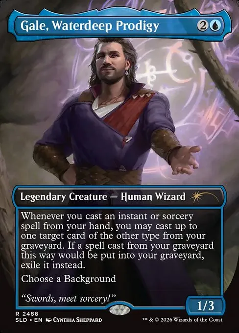 Gale, Waterdeep Prodigy · Secret Lair Drop 2488/2547