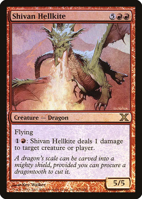 Shivan Hellkite · Tenth Edition 231★/510