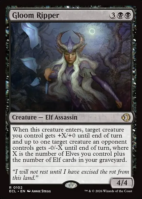 Gloom Ripper · Lorwyn Eclipsed 102/408