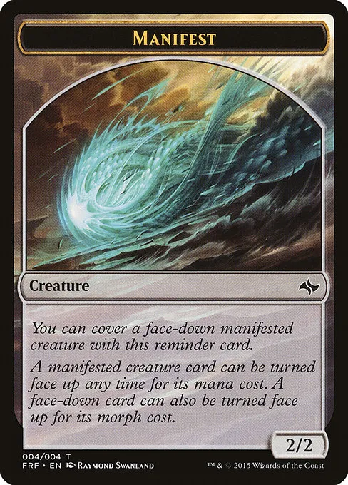 Manifest · Fate Reforged Tokens 4/4