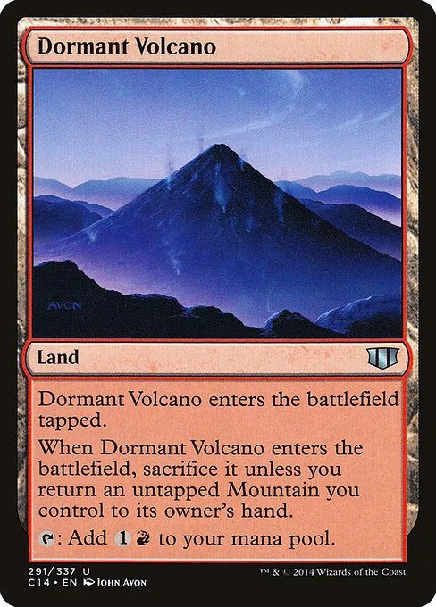 Dormant Volcano · Commander 2014 291/337