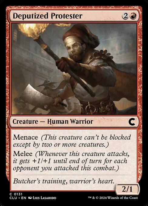 Deputized Protester · Ravnica: Clue Edition 131/284