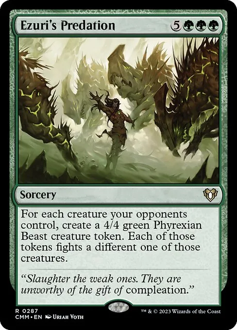 Ezuri's Predation · Commander Masters 287/1067