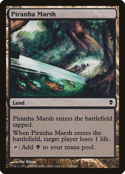 Piranha Marsh · Zendikar 222/269