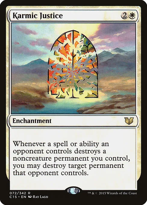 Karmic Justice · Commander 2015 72/342