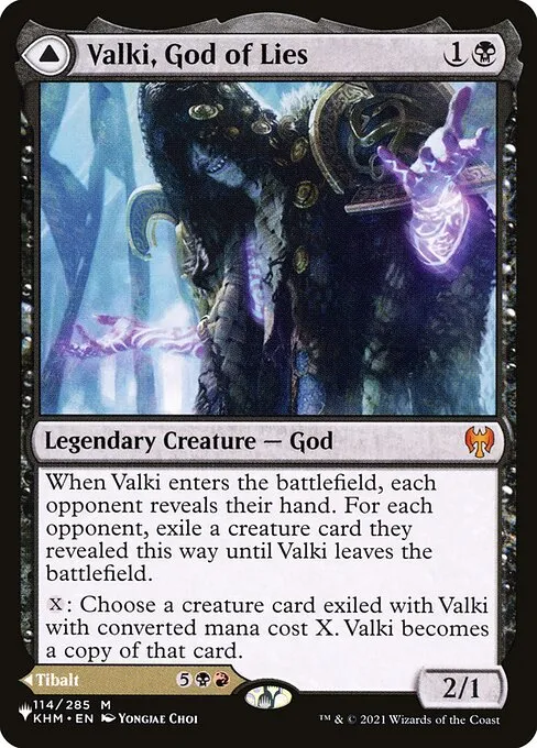Valki, God of Lies // Tibalt, Cosmic Impostor · The List KHM-114/5050