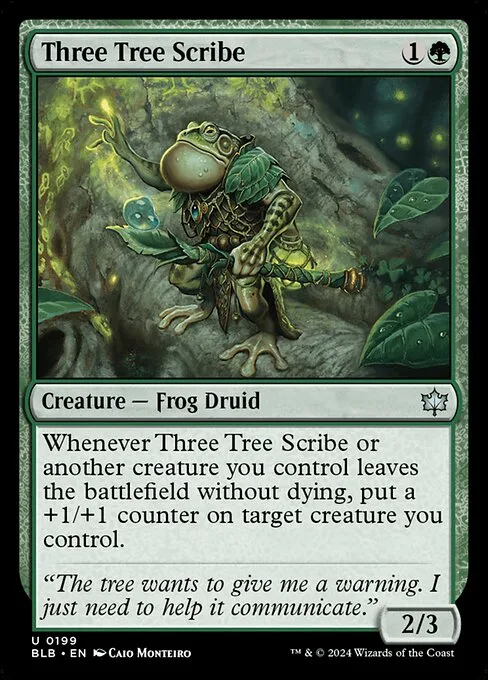 Three Tree Scribe · Bloomburrow 199/398