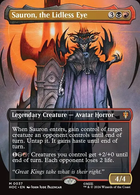 Sauron, the Lidless Eye · The Hobbit Commander 37/7