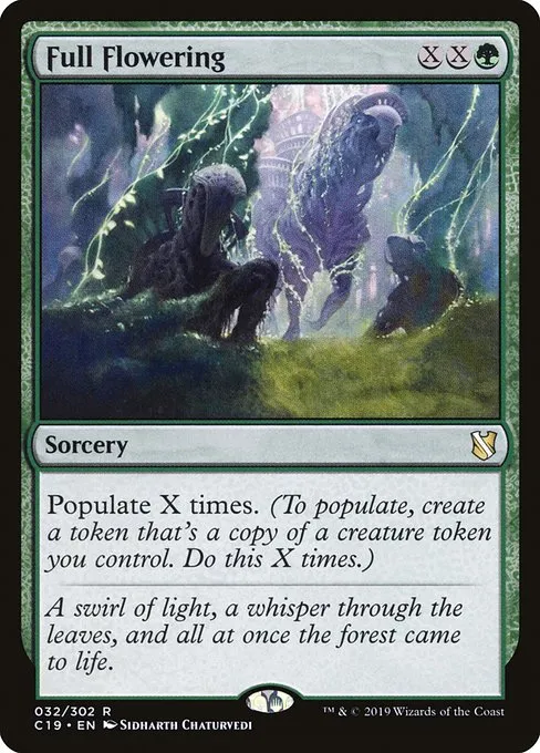 Full Flowering · Commander 2019 32/302