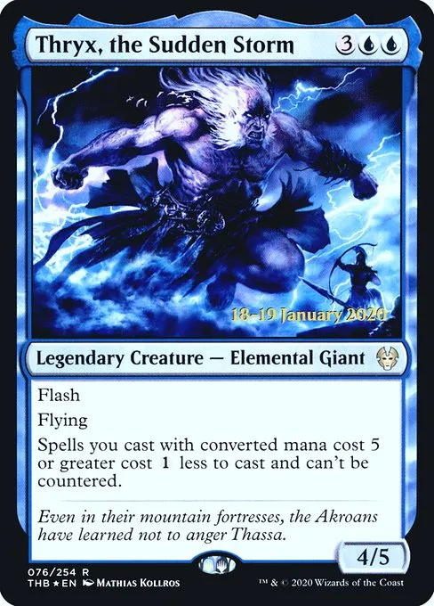 Thryx, the Sudden Storm · Theros Beyond Death Promos 76s/137