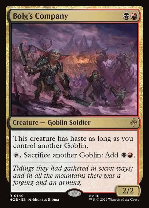 Bolg's Company · The Hobbit 149/39